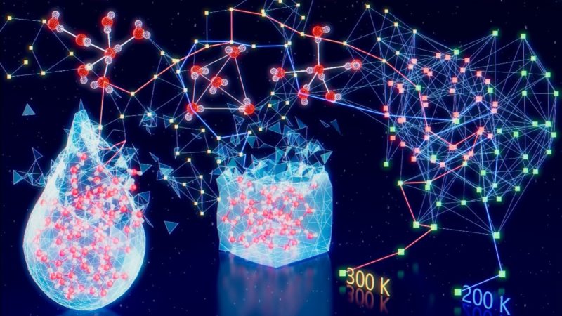 AI 破解水的百年謎團：為什麼水結冰會膨脹？大阪大學找到觀察水分子的最佳「透視鏡」