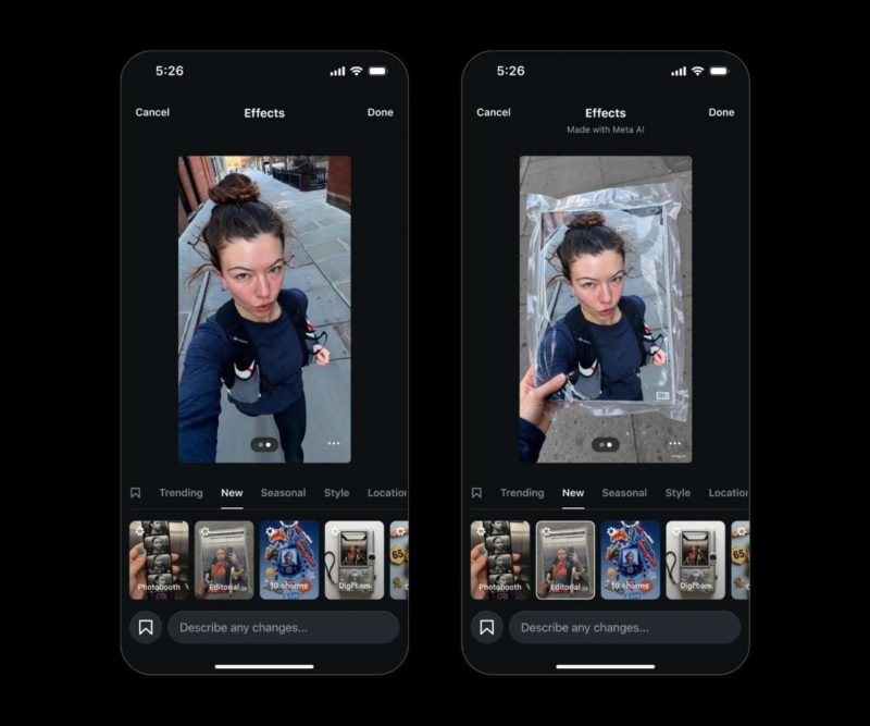 AI 參考公開 Instagram 帳號生成圖像惹議，Meta 撤下功能
