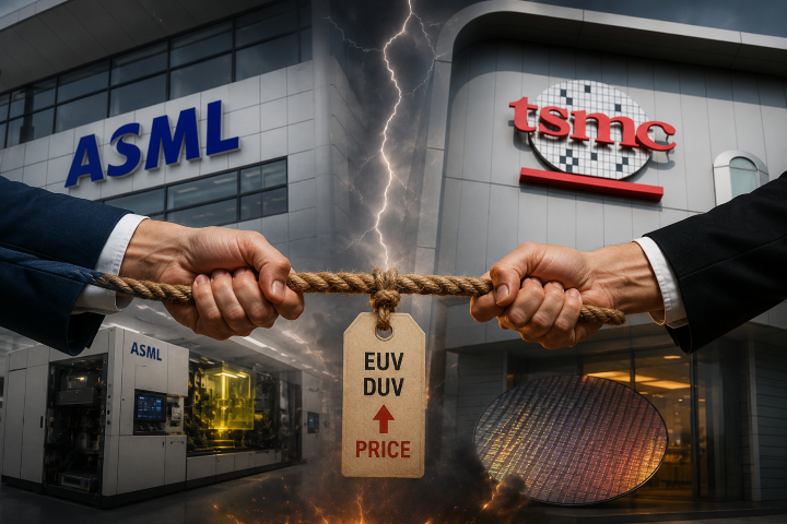 ASML 賺到盆滿缽滿還要漲價，最大客戶台積電強烈反對