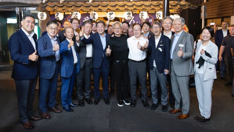 黃仁勳在東京辦「居酒屋峰會」！日 AI 供應鏈高層齊聚，完整名單曝光