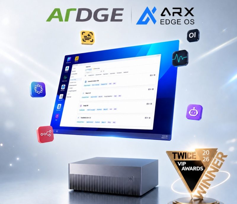 ARDGE 開端智能 ARX-100 奪 2026 TWICE VIP Awards，瞄準企業地端 AI 部署痛點
