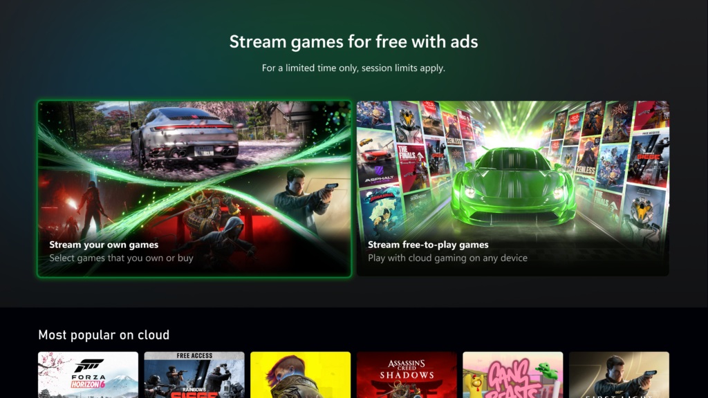 沒訂閱 Game Pass 也能玩?微軟測試 Xbox 雲端遊戲「看廣告免費玩」新機制