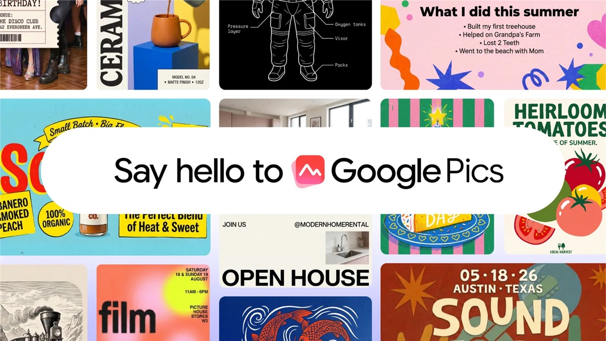 「先描述、再設計」，Google 推出全新 AI 圖像生成與編輯神器 Google Pics