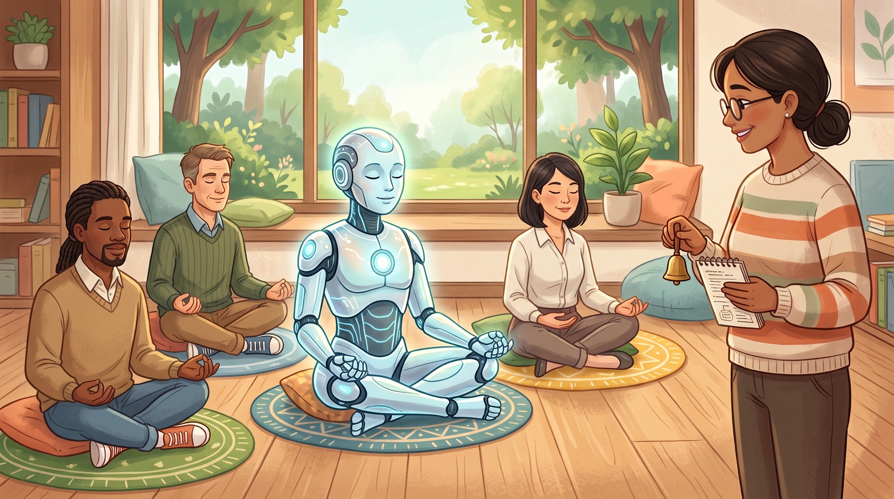 研究:冥想正念 AI 只是輔助工具,不能取代人類導師