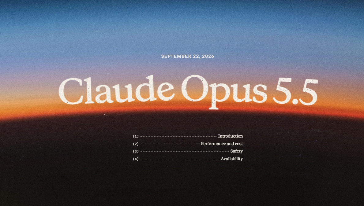 Anthropic 發表 Claude Opus 5.5，效能直逼 Fable 5.1 且成本大減