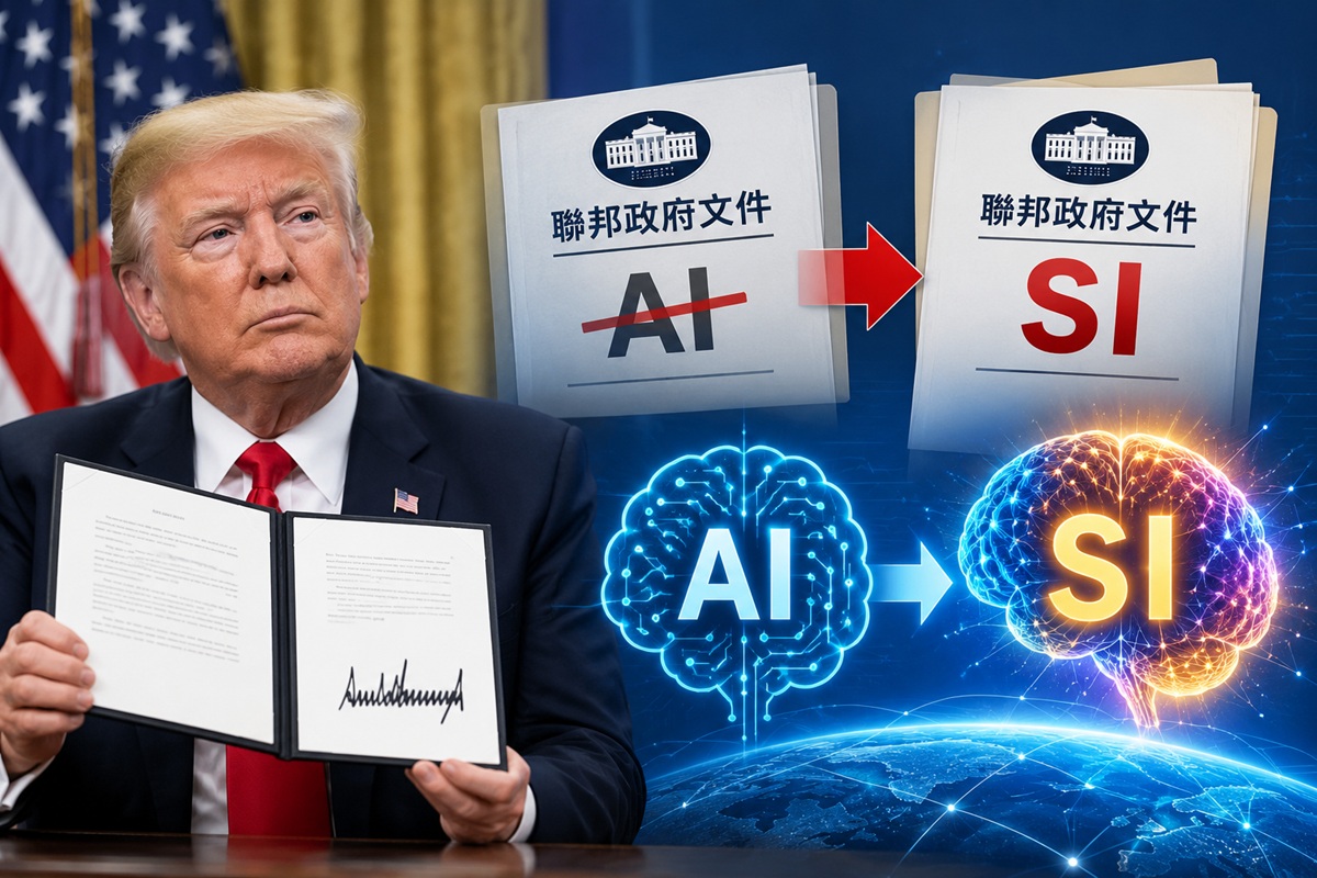 嫌「人工」聽起來像假的,川普簽署行政命令 AI 更名為 SI