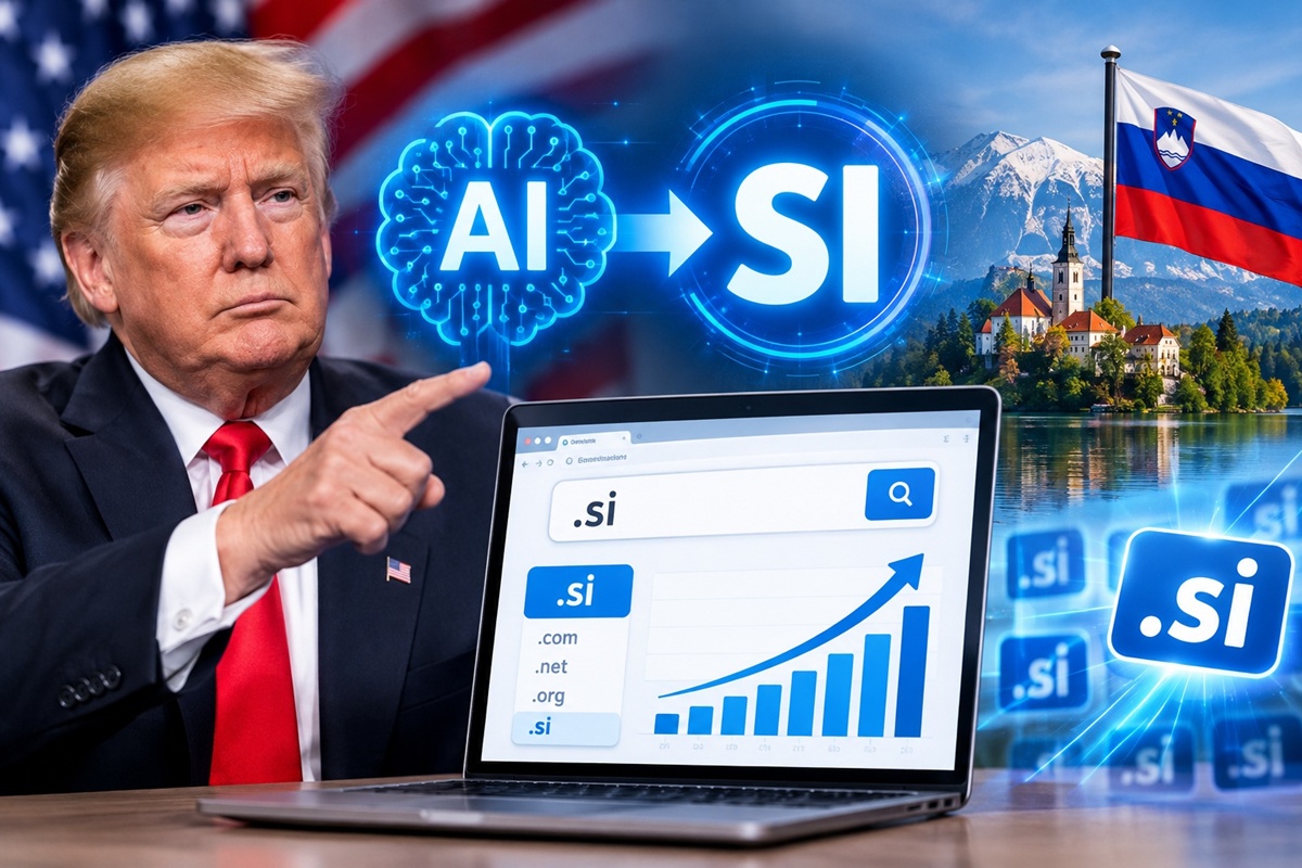 川普把 AI 改名 SI，斯洛維尼亞 .si 網域註冊量意外暴增