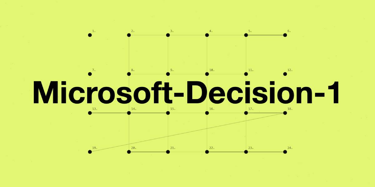 決策模型 Microsoft-Decision-1 推出，以阿里 Qwen 為基礎挑戰低成本與判斷速度