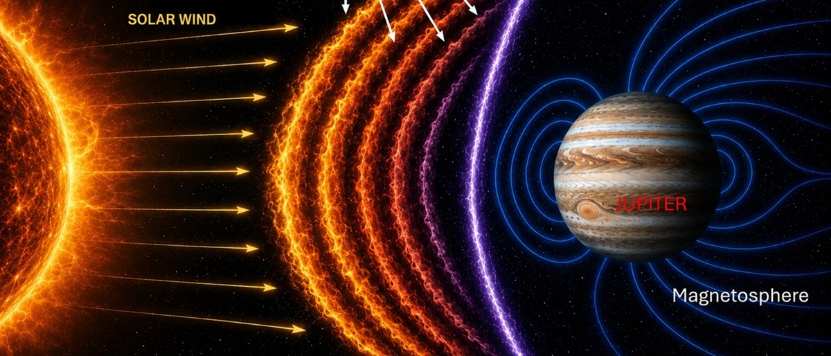 朱諾號新發現：木星抵禦太陽風的「隱形護盾」比地球複雜得多